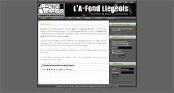 Desktop Screenshot of afondliegeois.be